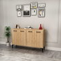 Hanah Home Sapphire Oak Consola Roble Zafiro 120x75x29.6cm Mueble Roble Zafiro Elegante y Funcional
